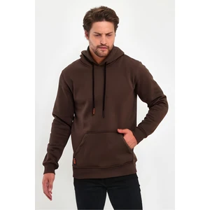 Erkek 3 Iplik Kapşonlu Oversize Sweatshirt