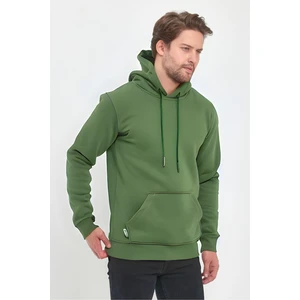 Erkek 3 Iplik Kapşonlu Oversize Sweatshirt