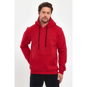Erkek 3 Iplik Kapşonlu Oversize Sweatshirt