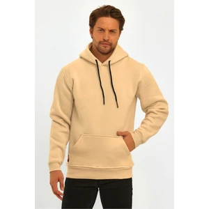 Erkek 3 Iplik Kapşonlu Oversize Sweatshirt