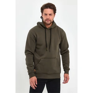 Erkek 3 Iplik Kapşonlu Oversize Sweatshirt