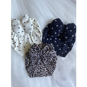 Masal Baby Kids Kız Bebek Saç Bonesi Seti / Yeni Doğan Bebe Hediyelik