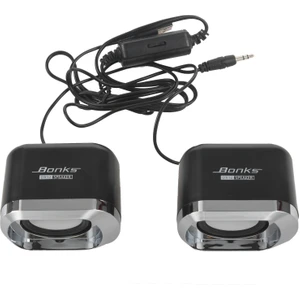 USB 2.0 Dizüstü Bilgisayar Hoparlörleri Kablolu Stereo Mini Bilgisayar Hoparlör Masaüstü Dizüstü Dizüstü Pc Için Mp3 Mp4 3.5mm Aux Siyah (Yurt Dışından)