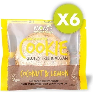 Mom's Natural Foods 6'lı Glutensiz Limon & Hindistan Cevizi Cookie