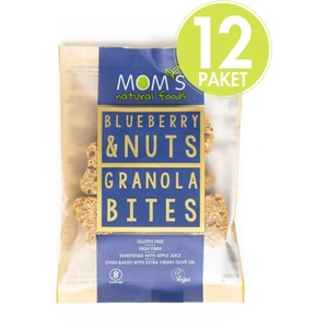 Mom's Natural Foods 12'li Glutensiz YABAN MERSİNİ Granola BITE