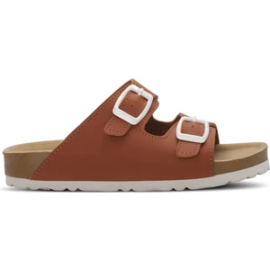 KREKA Unisex Çocuk Terlik Taba