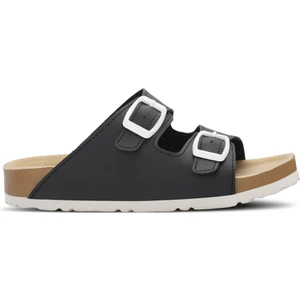 KREKA Unisex Çocuk Terlik Siyah