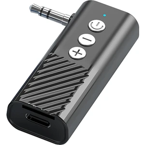 Araba Bluetooth 5.3 Ses Adaptörü Aux Bluetooth Alıcı Verici Tf Kart Oynatma Üçü Bir Arada (Yurt Dışından)