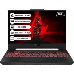Tuf Gaming A15 FA507NUR-LP035 Amd Ryzen 7 7435HS 16 GB 512 GB SSD Rtx 4050-140WATT 144 Hz Freedos 15.6" Fhd Taşınabilir Bilgisayar