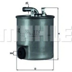 Knecht  MAH-KL174 Yakıt Fıltresı Mercedes A-Class W168 Vaneo 4...