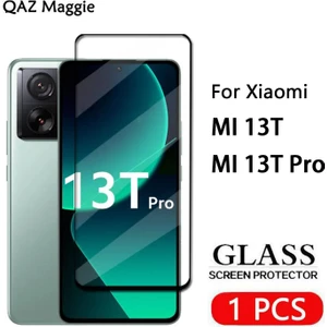Xiaomi Mi 13T Uyumlu Tam Kapatan Tamperli Cam Ekran Koruyucu Kırılmaz Cam