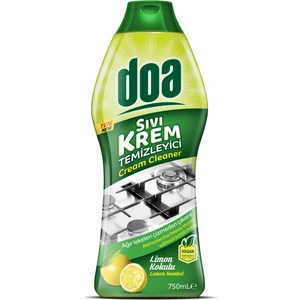 Sıvı Krem Temizleyici Limon Aromalı 750 ml Sert Yüzeyler İçin Güçlü Temizlik