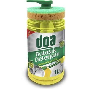 Sıvı Bulaşık Det. Süngerli Limon Kokulu 1000 ml
