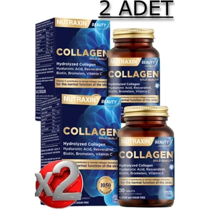 2 Adet Nutraxin Hidrolize Kolajen 30 Adet Tablet - (Tip1-Tip3)