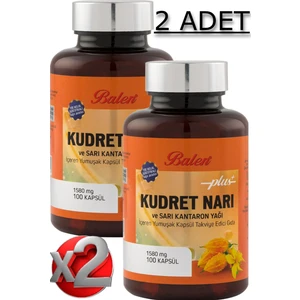 2 Adet Kudret Narı ve Sarı Kantaron Yağı Içeren Yumuşak Kapsül