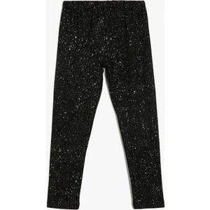 Simli Tayt Beli Lastikli Pamuklu