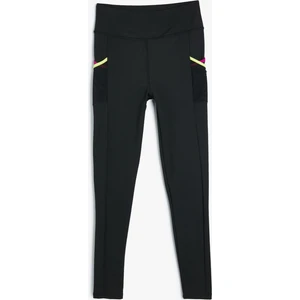 Spor Tayt Yüksek Bel Biyeli Skinny Fit
