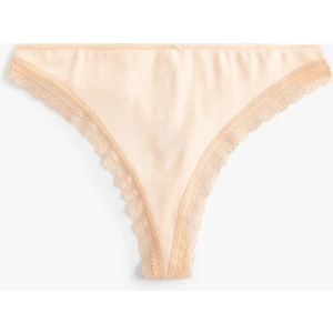 Pamuklu String Külot Dantelli