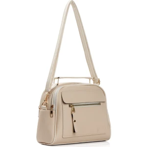 Adelina Bags Kadın Üç Bölmeli Çapraz Askılı El ve Omuz Çantası