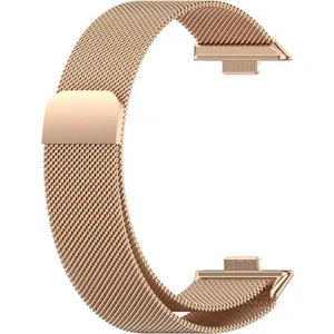Huawei Watch Fit 3 Uyumlu Metal Mıknatıslı Kordon Milano Loop Metal Kayış