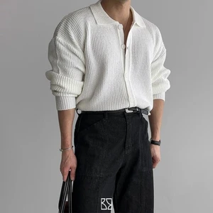 Cool Tarz Beyaz Düğme Detaylı Regular Fit Hırka