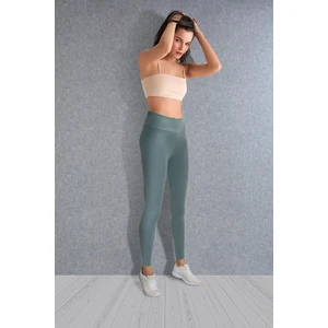 Kadın Yüksek Bel Fitilli Spor Tayt 8041