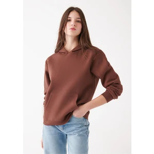 Kadın 3 Iplik Şardonlu Bol Kesim Sweatshirt