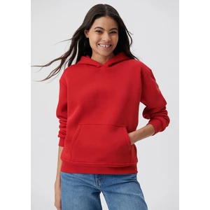 Kadın 3 Iplik Şardonlu Bol Kesim Sweatshirt