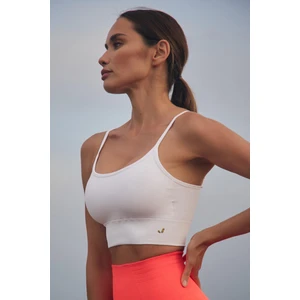 Gela Ayar Askılı Sport Bra Beyaz