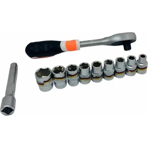 Euro Tools Socket Set 1/2'' Krom Lokma Seti 12 Parça