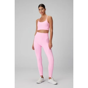 Gela Yüksek Bel, Esnek ve Toparlayıcı Spor Tayt Neon Pembe