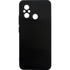 Bilişim Aksesuar Xiaomi Redmi 12C Kılıf  Siyah Yumuşak Silikon