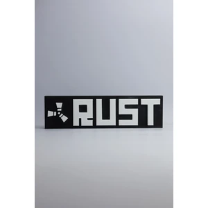 Rust - 3 Boyutlu Tabela - 20CM x 5.5cm x 1.5cm