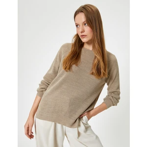 Oversize Triko Kazak Uzun Bisiklet Yaka