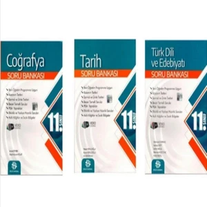 Bilgi Sarmal Yayınları 11. Sınıf Coğrafya - Tarih - Türk Edebiyatı Soru Bankası