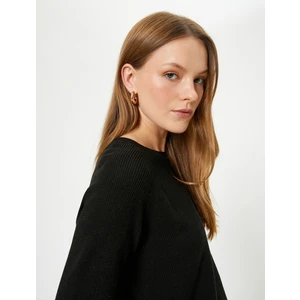 Oversize Triko Kazak Uzun Bisiklet Yaka