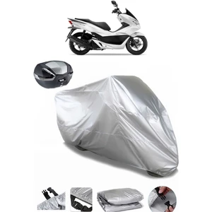 Honda Pcx 150 Arka Çanta Uyumlu Motosiklet Brandası Lüx Kalite Motor Brandası