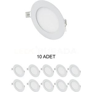 CT-5144 Slim LED Panel 3W Beyaz - 10'lu Paket