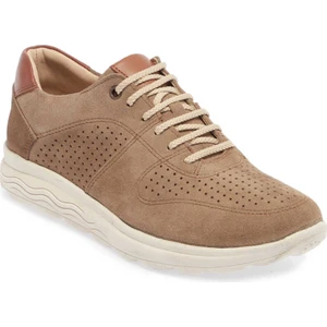 Kum Hakiki Nubuk Deri Erkek Sneaker - E24I1AY56858-A84