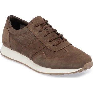 Vizon Hakiki Nubuk Deri Erkek Sneaker - E24I1AY56851-A65