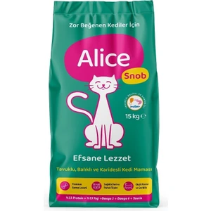 Snob Tavuklu Yetişkin Kuru Kedi Maması 15 kg