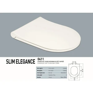 Slim Elegance Droplast Klozet Kapağı