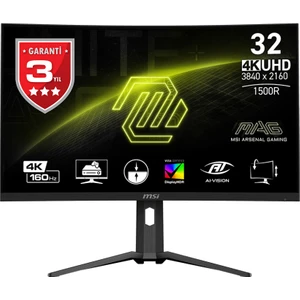 31.5" MAG 321CUP 3840x2160 (UHD) 16:9 CURVE 1500R VA 160HZ 1MS FREESYNC PREMIUM GAMING MONITOR