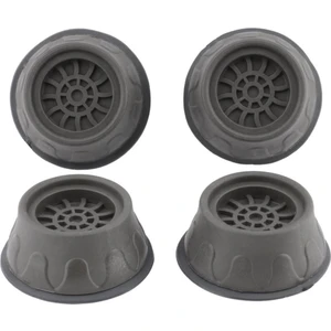 Çamaşır Makinesi Kurutma Titreşim Gürültü Önleyici Yükseltici Ayak Denge Ayağı Kaydırmaz Stoper Gri 4 Adet