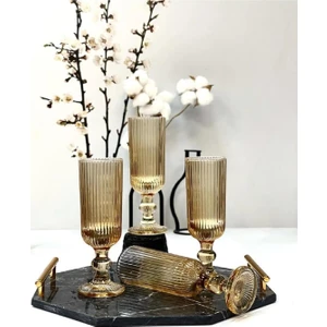 14920 Imola Sarı 4lü Cam Bardak 160 ml