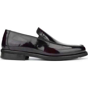 Tamer Tanca Erkek Deri Bordo Açma Loafer Ayakkabı 183 29753 Erk Ayk Y24 Bordo Acma