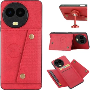 Colorful Shop Realme 11 Kickstand Kart Tutucu Buit Için Cüzdan Durumda Demir Darbeye Dayanıklı (Yurt Dışından)