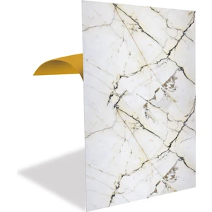 Kendinden Yapışkanlı Sarı Çizgili Desenli Pvc Panel 41X62 cm (12 Adet) 3 M²