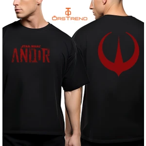 Ors Trend Star Wars Andor Baskılı Oversize Tişört