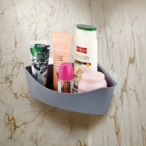 Soft Hom Yapışkanlı Üçgen Banyo Rafı